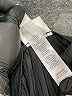 Chico's Polka Dots Black Casual Pants Size M - photo 5