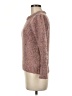 Ichi Tweed Brown Pullover Sweater Size M - photo 5