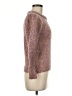 Ichi Tweed Brown Pullover Sweater Size M - photo 4