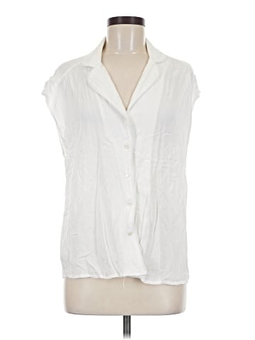MNG Sleeveless Button-Down Shirt (view 1)