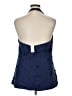 Maeve Blue Sleeveless Button-Down Shirt Size XL - photo 2