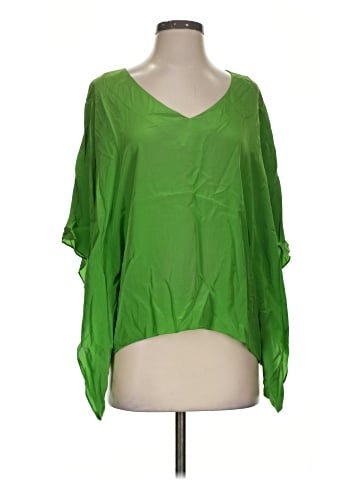 Fifteen Twenty 3/4 Sleeve Silk Top (view 1)