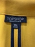 Topshop 100% Polyester Yellow Blazer Size 12 - photo 6