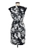 Connected Apparel Print Gray Casual Dress Size 8 (petite) - photo 2