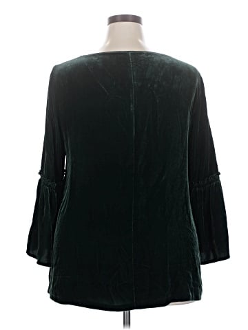 Lafayette 148 New York 3/4 Sleeve Blouse (view 2)