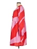 Monki 100% Polyester Print Red Casual Dress Size L - photo 5