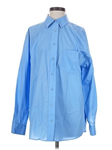 Foxcroft Long Sleeve Button-Down Shirt (view 1)