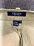 Chaps Solid Green Khakis Size 16 - photo 4