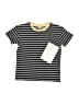 Unbranded Stripes Black Short Sleeve T-Shirt Size 5T - photo 1