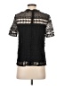 Aqua 100% Polyester Black Short Sleeve Blouse Size S - photo 2