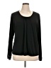 Apostrophe Black Long Sleeve Blouse Size 18W - photo 1