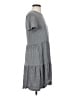 Gap Solid Gray Casual Dress Size S - photo 4
