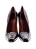 BCBGMAXAZRIA 100% Leather Brown Heels Size 7 - photo 2