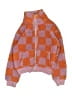 Art Class 100% Recycled Polyester Argyle Orange Jacket Size 6 - photo 1
