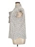 Adrianna Papell Polka Dots Ivory Sleeveless Blouse Size XL - photo 5