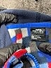 The North Face 100% Polyester Graphic Blue Zip Up Hoodie Size 18-24 mo - photo 3