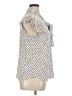 Adrianna Papell Polka Dots Ivory Sleeveless Blouse Size XL - photo 4