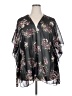 Live 4 Truth 100% Polyester Black Kimono Size 2X - photo 1