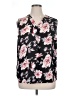 Shana 100% Polyester Floral Black Sleeveless Blouse Size XL - photo 1