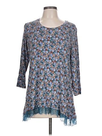 Logo Layers 3/4 Sleeve Blouse (view 1)