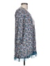 Logo Layers Blue 3/4 Sleeve Blouse Size L - photo 4