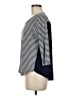Ann Taylor LOFT Outlet 100% Polyester Stripes Black 3/4 Sleeve Top Size M - photo 5