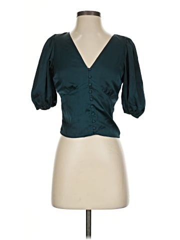 Abercrombie & Fitch Short Sleeve Blouse (view 1)