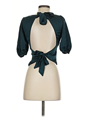 Abercrombie & Fitch Short Sleeve Blouse (view 2)