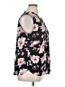 Shana 100% Polyester Floral Black Sleeveless Blouse Size XL - photo 4