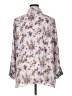 Joan Rivers 100% Polyester Floral Ivory 3/4 Sleeve Blouse Size 1X - photo 2