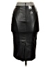 Bebe Chevron-herringbone Gray Formal Skirt Size 00 - photo 2