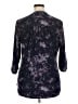 Notations Purple 3/4 Sleeve Blouse Size 1X - photo 2