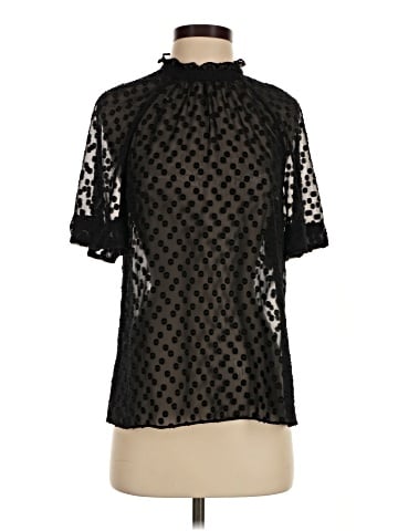 Feathers Short Sleeve Blouse (view 1)