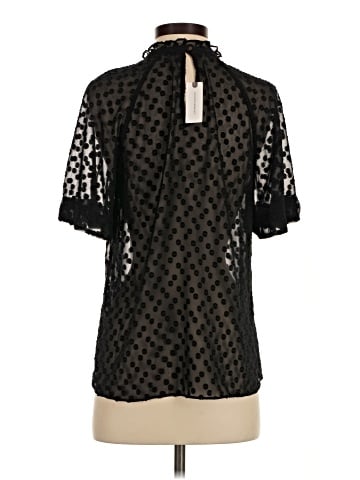 Feathers Short Sleeve Blouse (view 2)