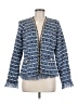 Aqua 100% Polyester Tweed Blue Blazer Size M - photo 1