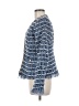Aqua 100% Polyester Tweed Blue Blazer Size M - photo 5