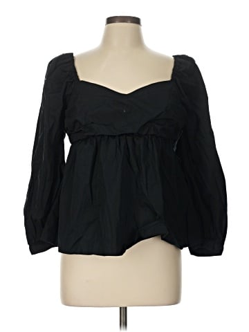 Open Edit Long Sleeve Blouse (view 1)