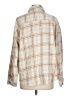 Gilli 100% Polyester Plaid Tan Long Sleeve Blouse Size L - photo 2