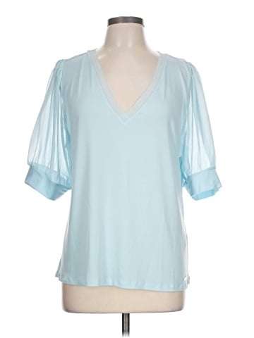 Calvin Klein Short Sleeve Blouse (view 1)