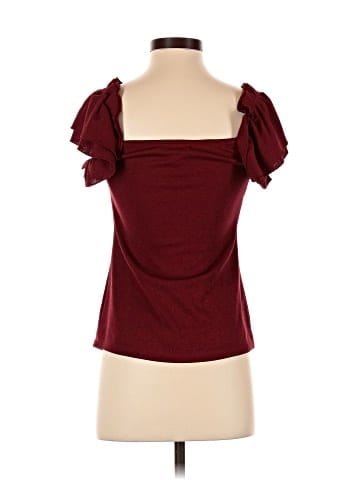 Flower & Feather Short Sleeve Top (view 2)