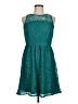 Studio One 100% Polyester Teal Cocktail Dress Size 6 - photo 1
