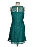 Studio One 100% Polyester Teal Cocktail Dress Size 6 - photo 2