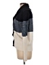 Express 100% Cotton Color Block Blue Cardigan Size M - photo 5