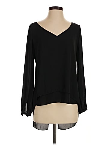 White House Black Market Long Sleeve Blouse (view 1)