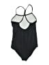 Nike Solid Black One Piece Swimsuit Size XL - photo 2