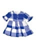 Carter's 100% Cotton Checkered-gingham Blue Dress 9-12 MO / 12 MO - photo 1