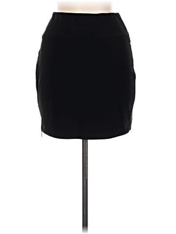 Sympli Faux Leather Skirt (view 2)