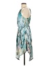 Mossimo 100% Polyester Print Blue Cocktail Dress Size XS - photo 5