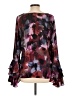 Cupio 100% Polyester Burgundy 3/4 Sleeve Blouse Size L - photo 2