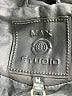 Max Studio 100% Polyurethane Solid Blue Black Jacket Size M - photo 6